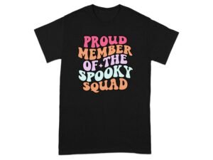 Spooky Squad T-Shirt Adult Youth, Adult Sweatshirt: Retro Halloween Design, Fun